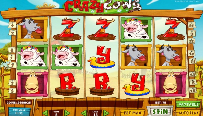 Игровой автомат Crazy Cows